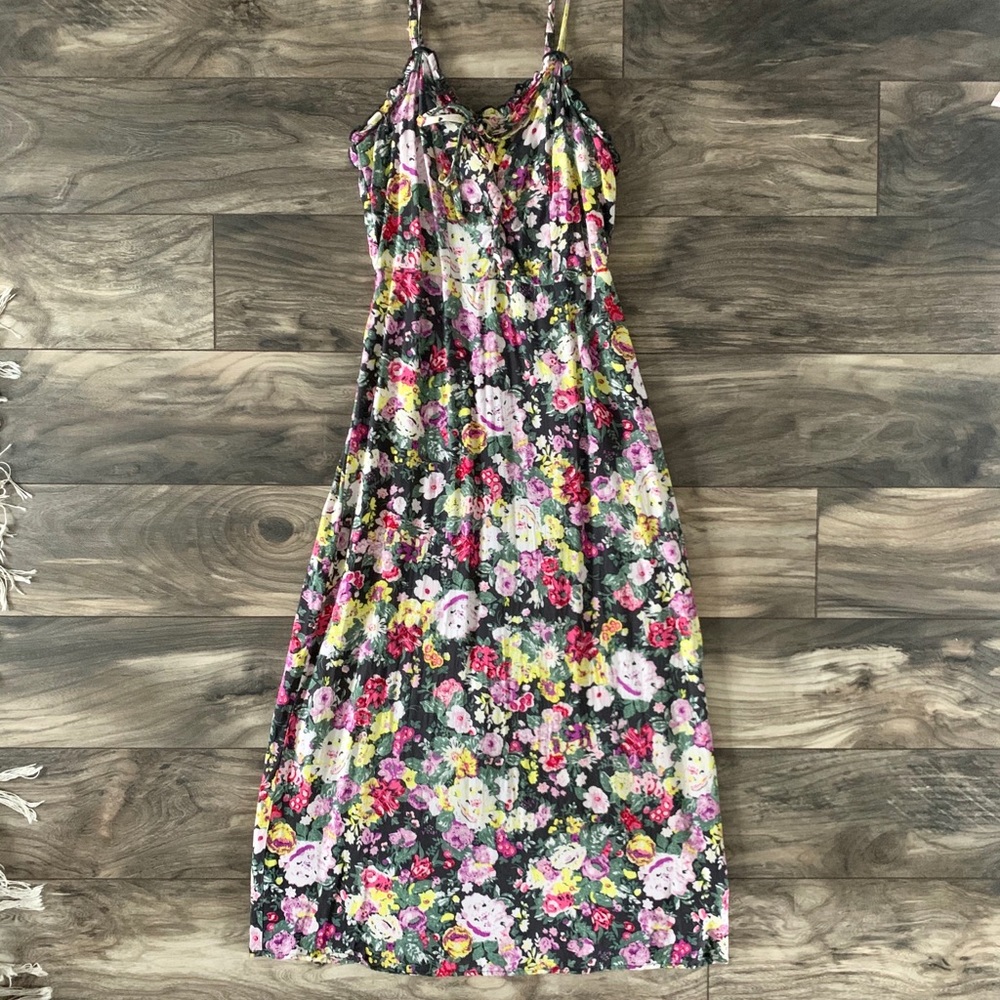 Floral Print Midi Dress